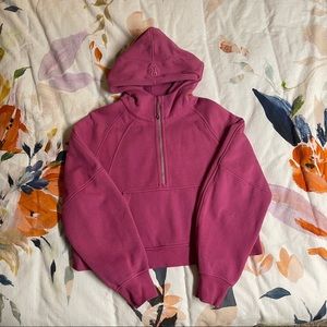 ⚠️RESERVED⚠️Lululemon 1/2 Zip Oversized Scuba Pink Lychee
